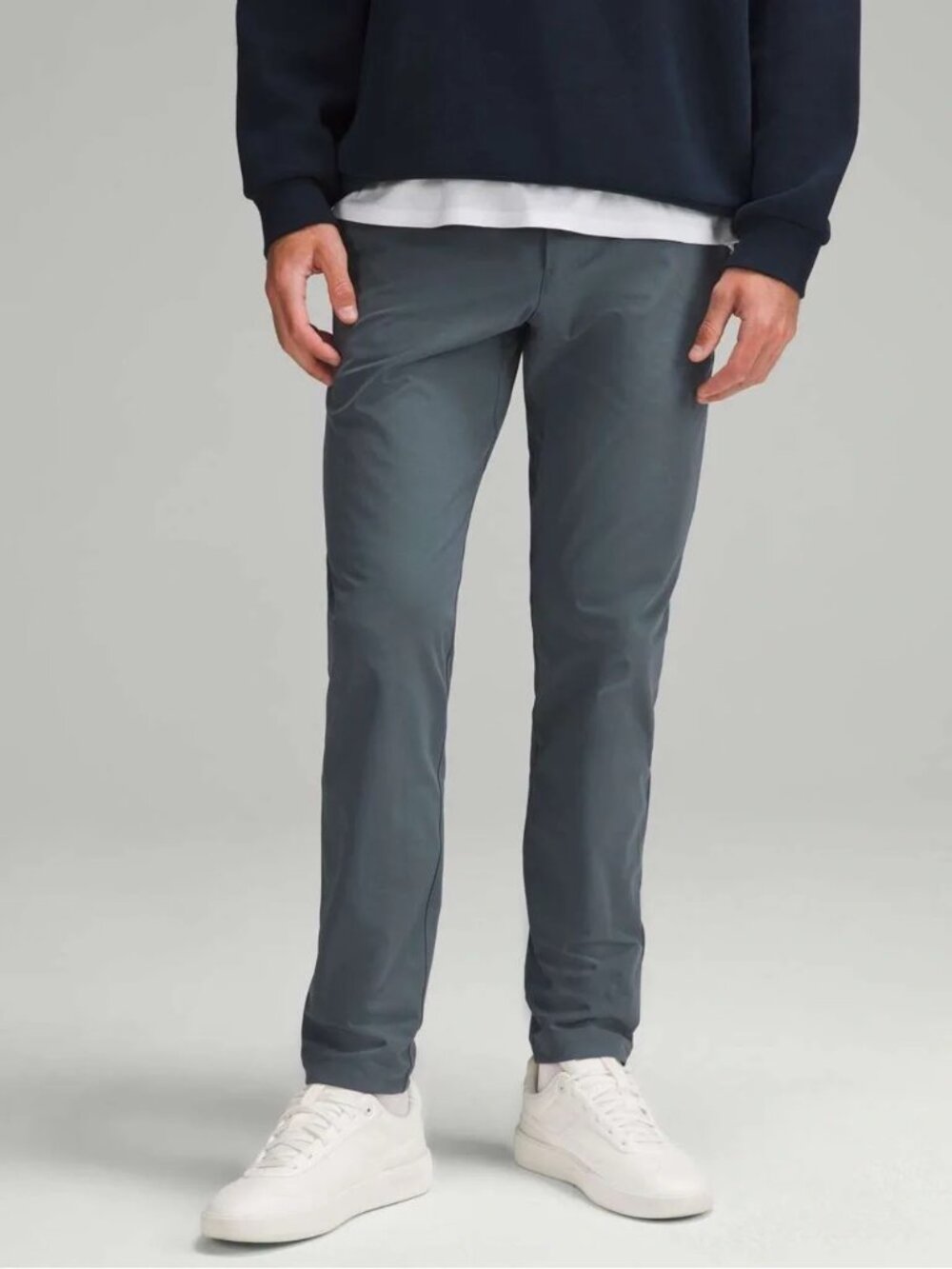 Lululemon NWT Men's ABC Slim-Fit Trouser Warpstreme Size 32 x 32" in Gray